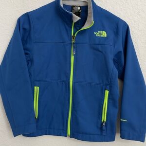 The North Face Royal Blue Jacket with Lime Accents